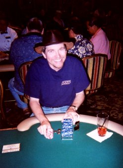 Kevin playing at the Bellagio